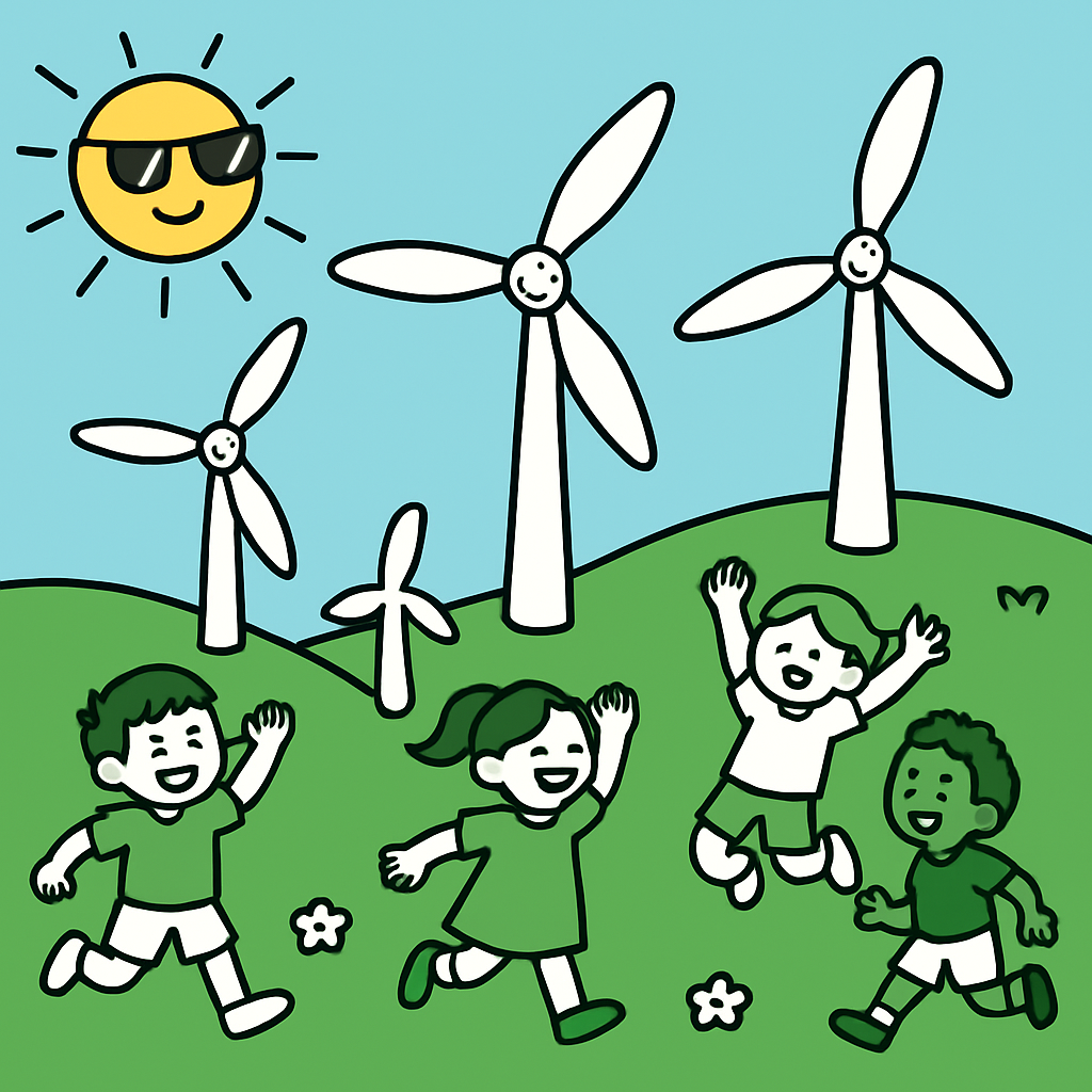 Wind Turbine Playground paint by diamond