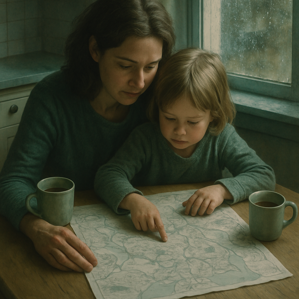 Quiet Atlas: Mapping Our Little Worlds Painting by diamonds kit