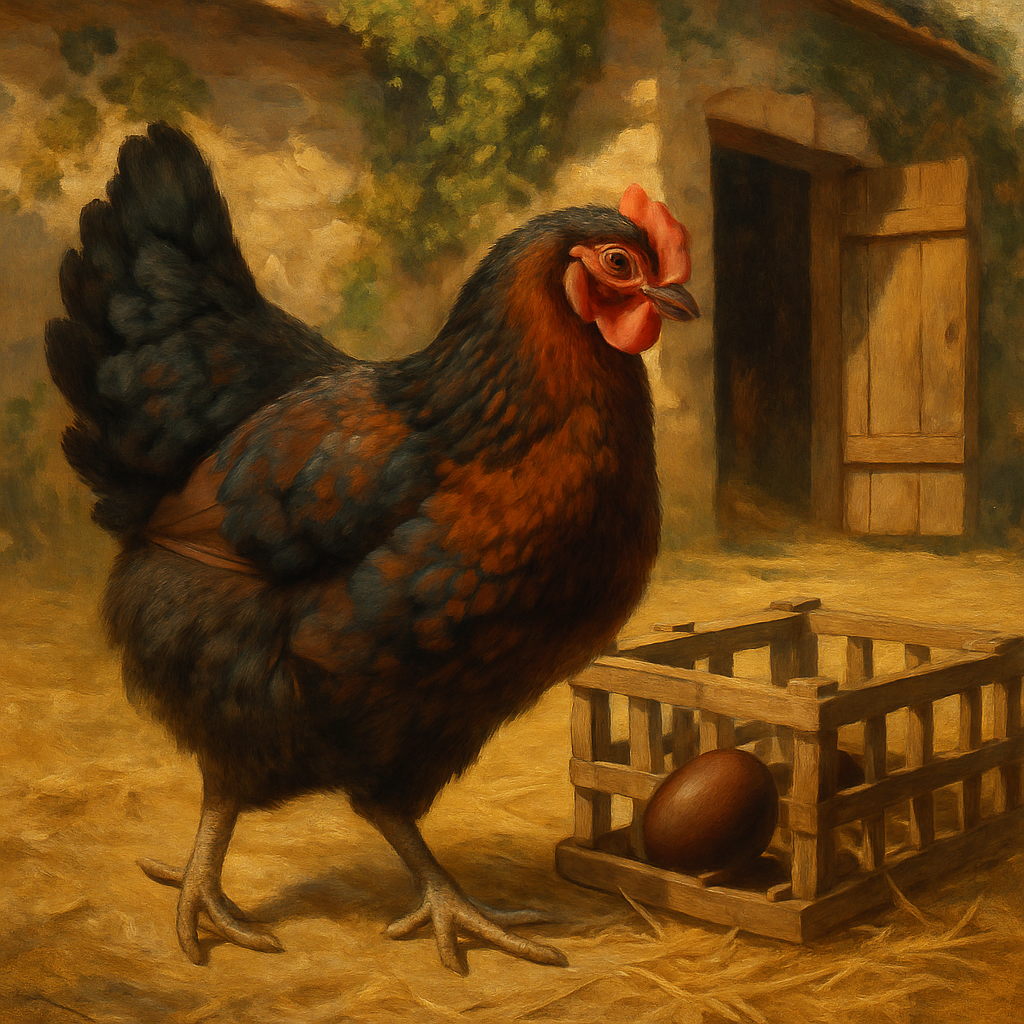 Marans Rustic Chicken paint by diamond