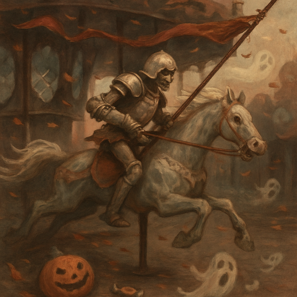Haunted Carousel Knight Paint by diamonds art