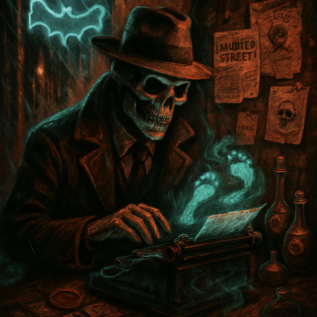 Cryptic Typewriter Detective paint by diamonds