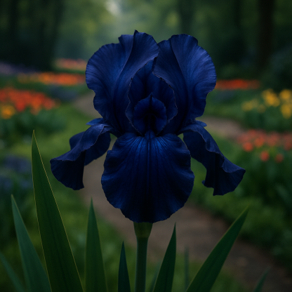 Midnight Blue Iris From Keukenhof Gardens Paint by diamonds kits
