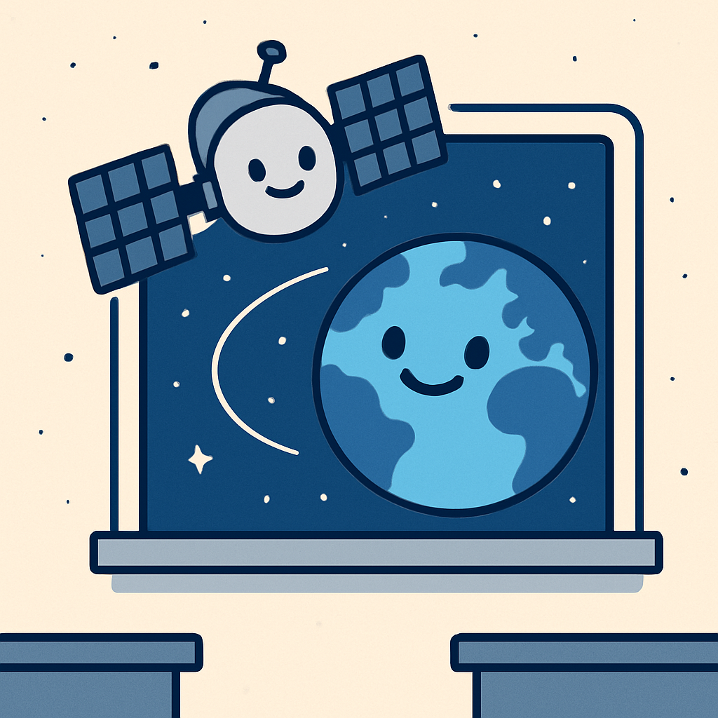 Satellite Orbit Classroom paint by diamonds