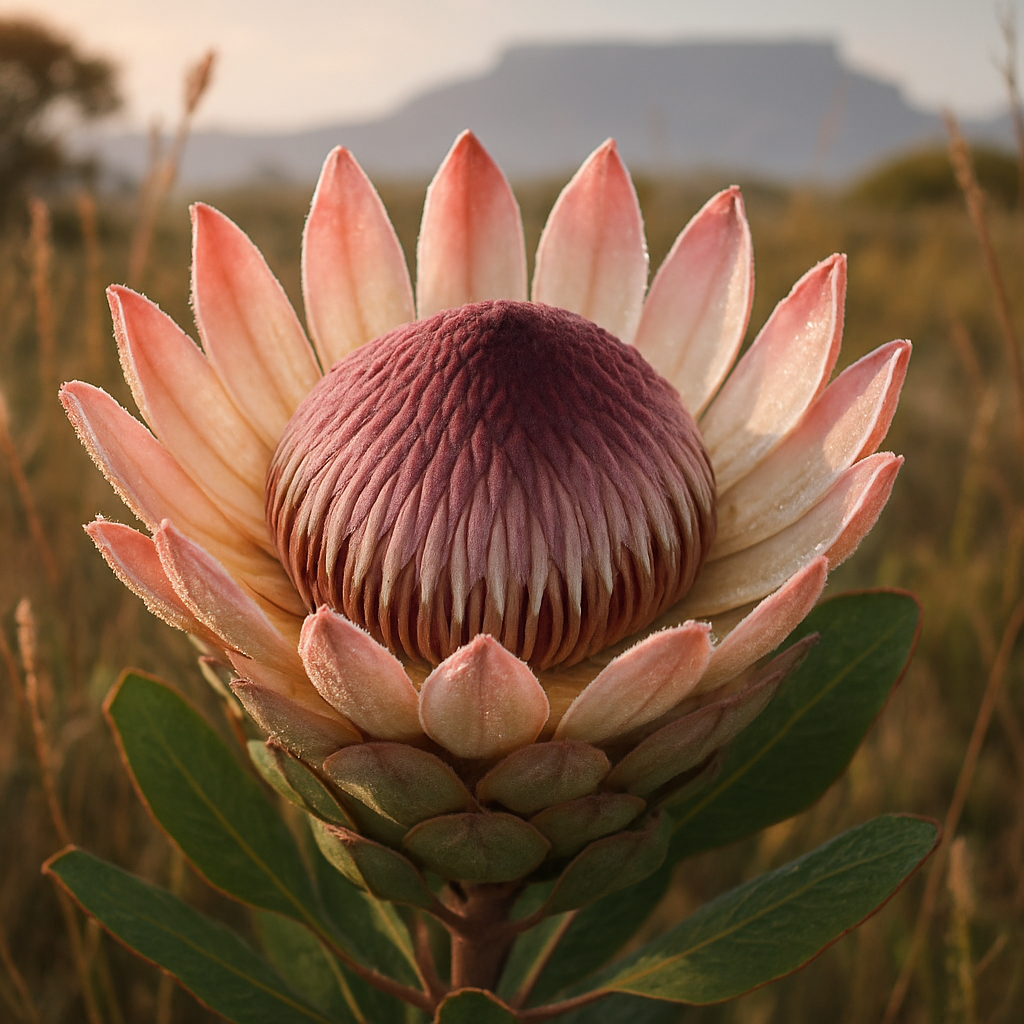 Protea King Flower Protea Cynaroides DIY paint by diamonds