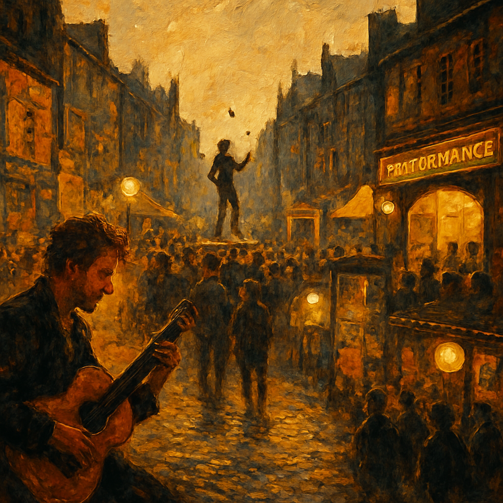 Edinburgh Festival Fringe Performances paint by color