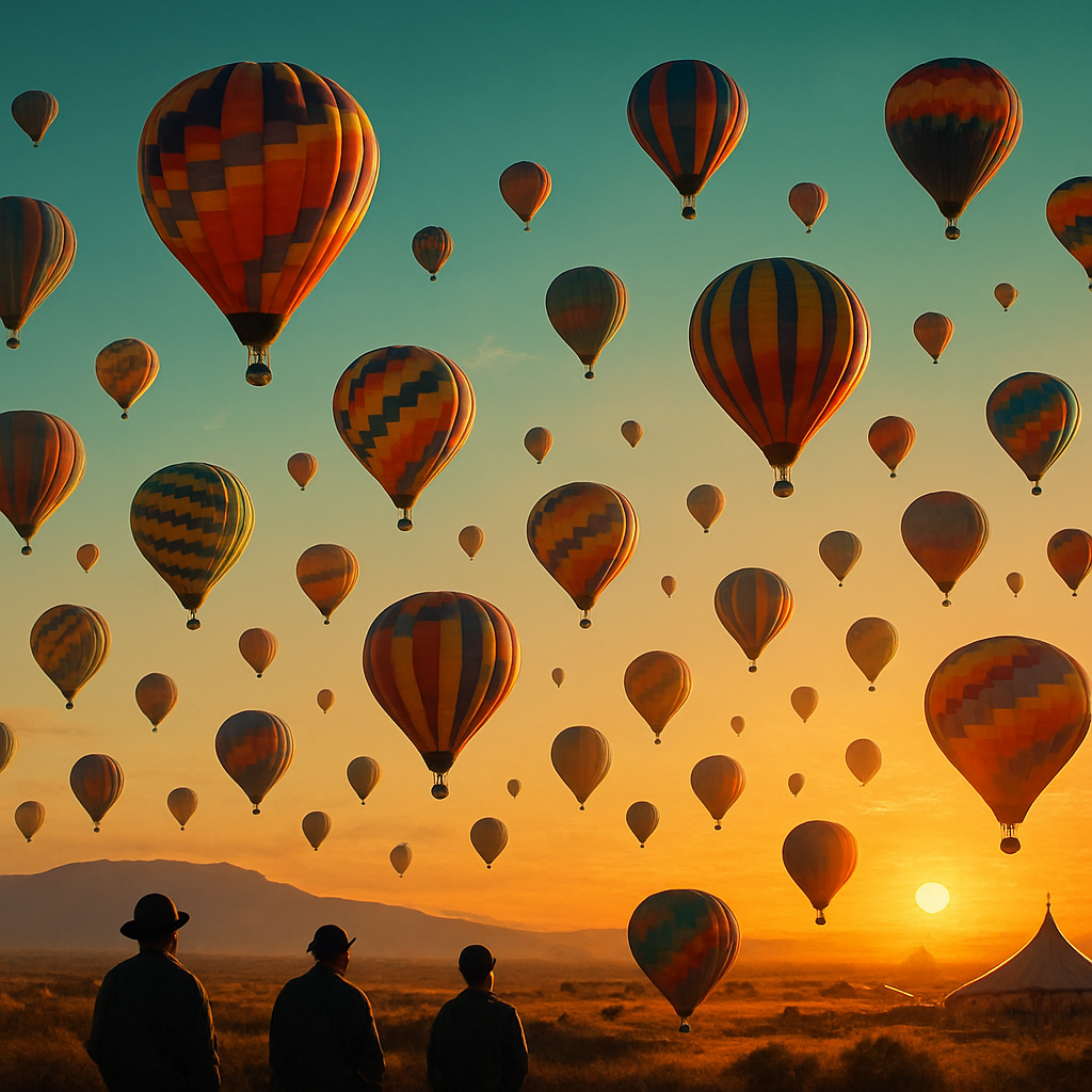 Albuquerque Balloon Fiesta International paint by diamonds