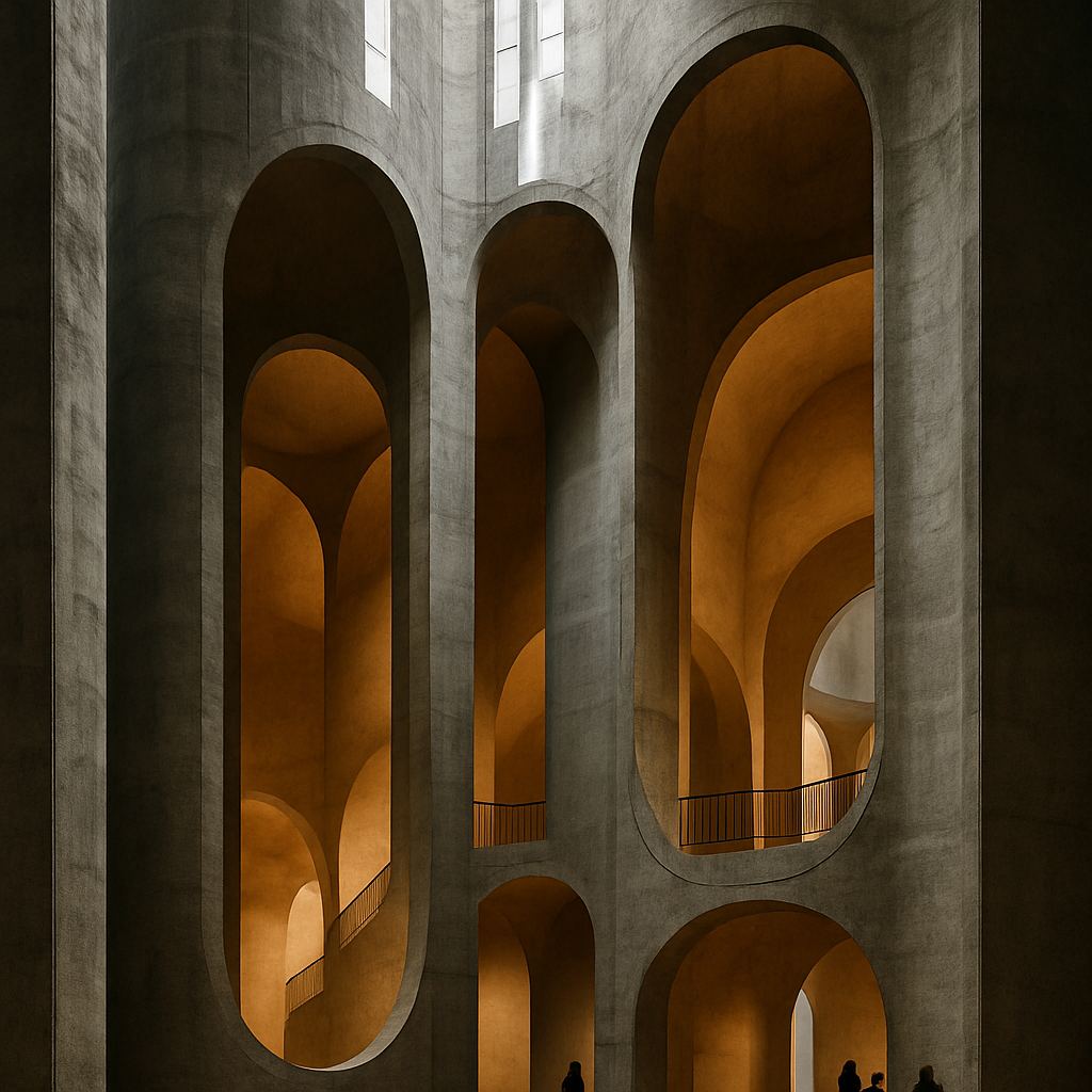 Zeitz Converted Silo Museum DIY paint by diamonds