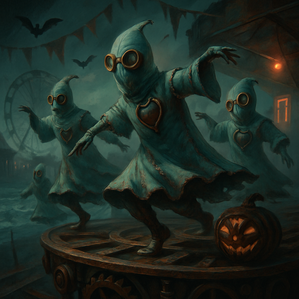 Carnival Of Clockwork Specters DIY paint by diamonds