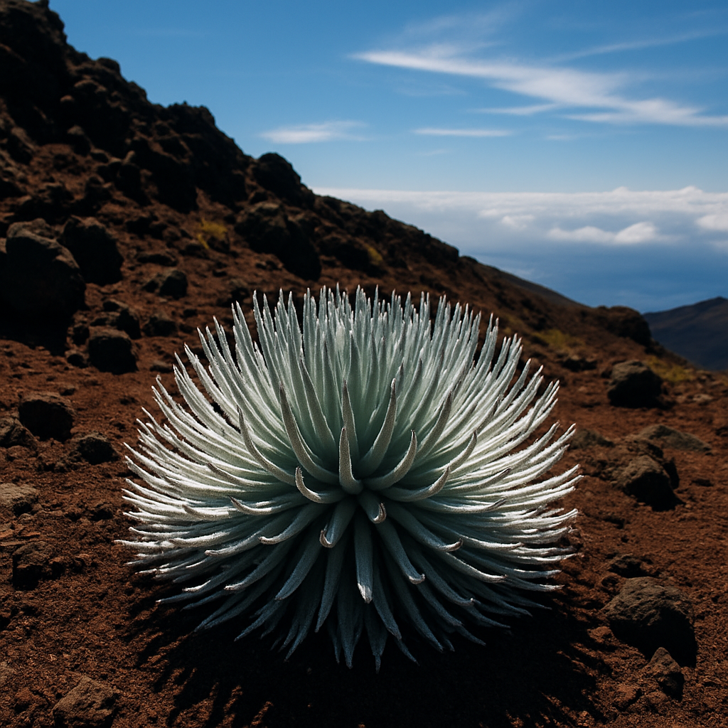 Silversword Summit Hawaiian Rarity painting diamond kit