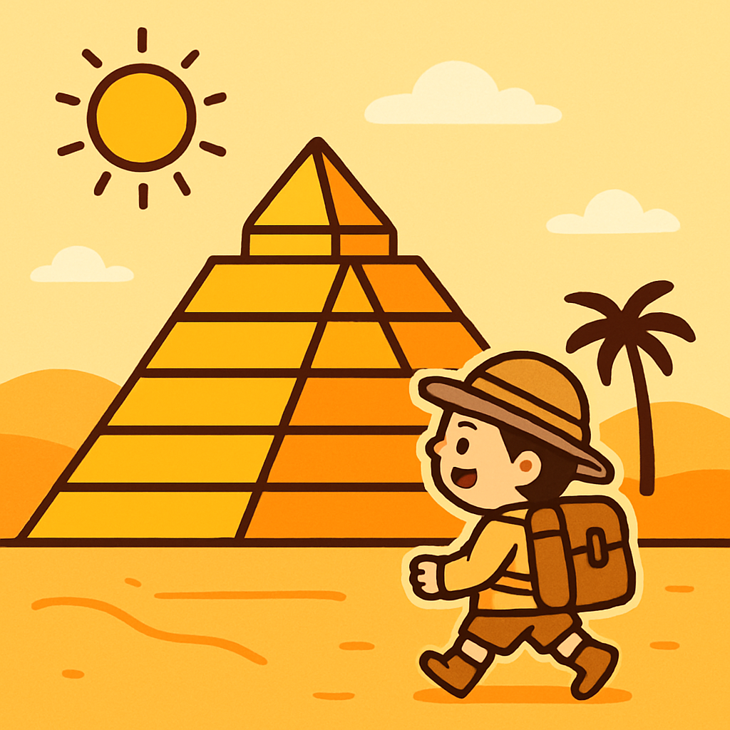 Desert Pyramid Explorer Paint by diamonds kits