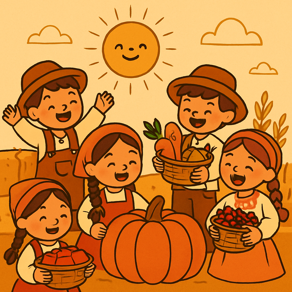 Harvest Festival Celebration Scene diamonded painting kits