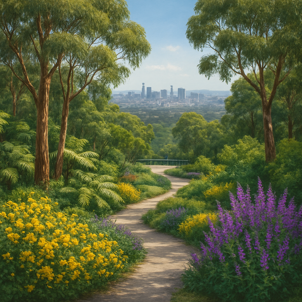 Brisbane Botanic Garden Mount Coot Tha Paint by diamonds kits