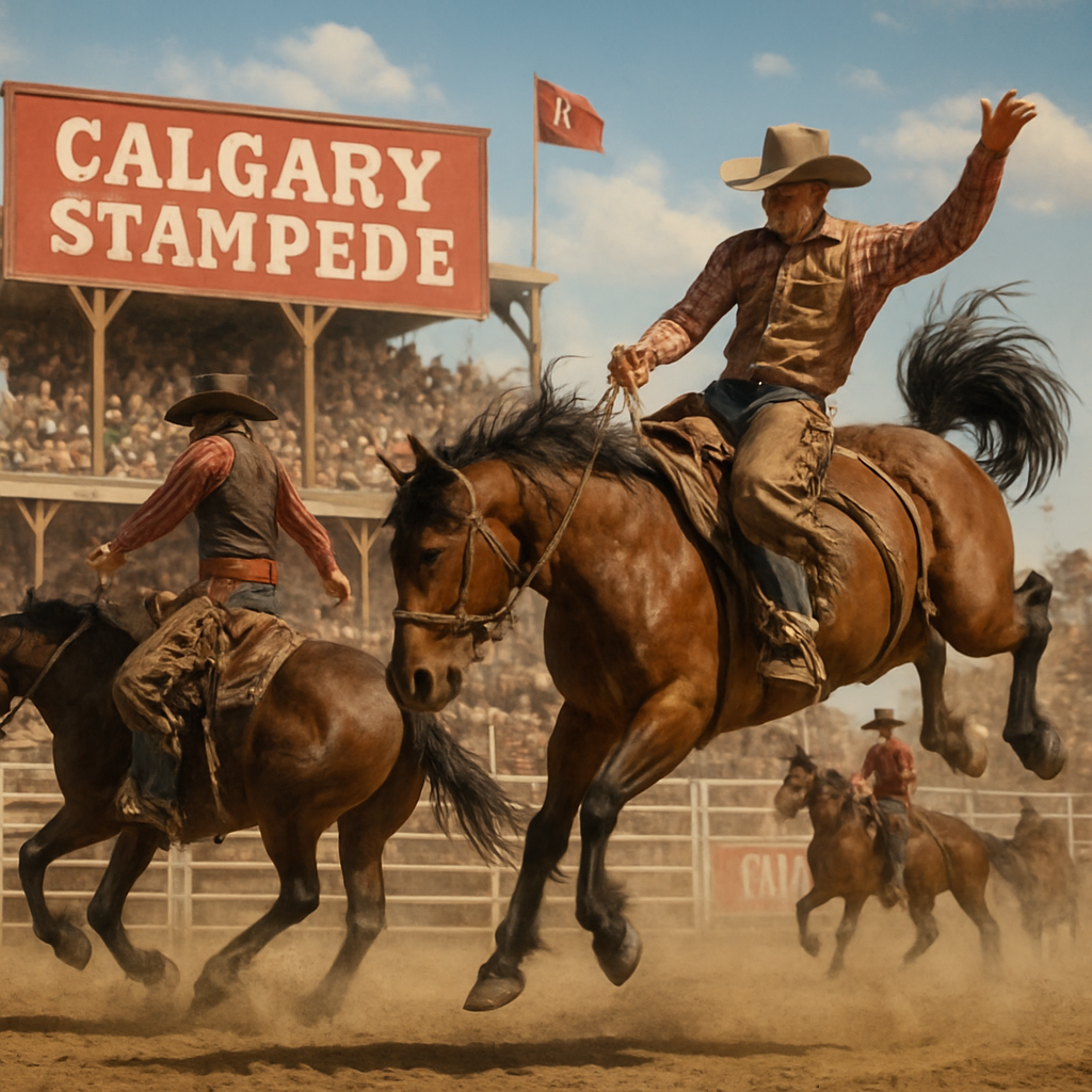 Calgary Stampede Rodeo Festival Paint by diamonds kits