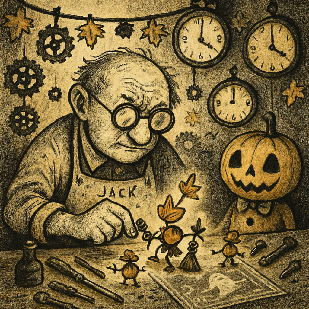 Clockmaker Jack And The Autumn Automatons paint by diamond