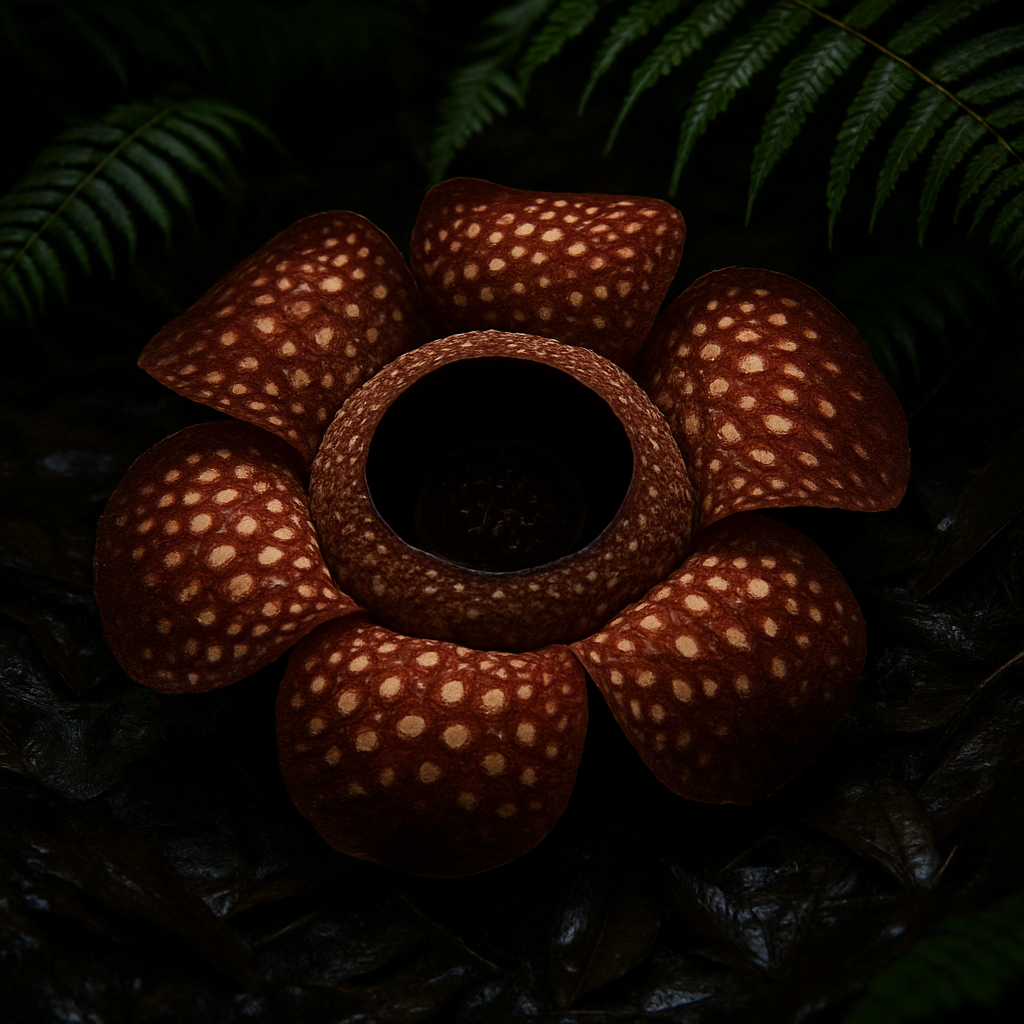 Rafflesia Arnoldii Giant Flower Painting by diamonds kit