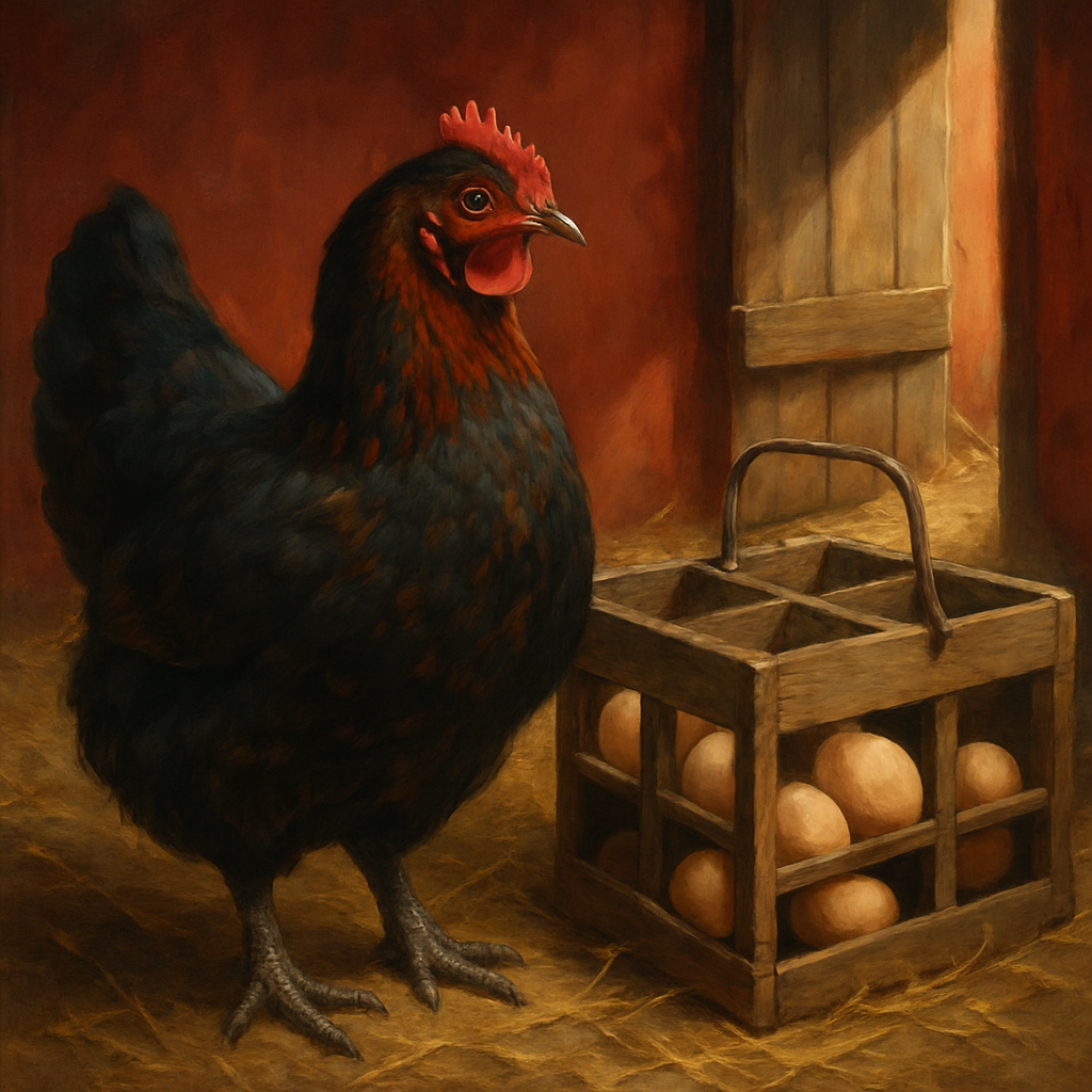 Marans Dual Purpose Chicken Paint by diamonds art