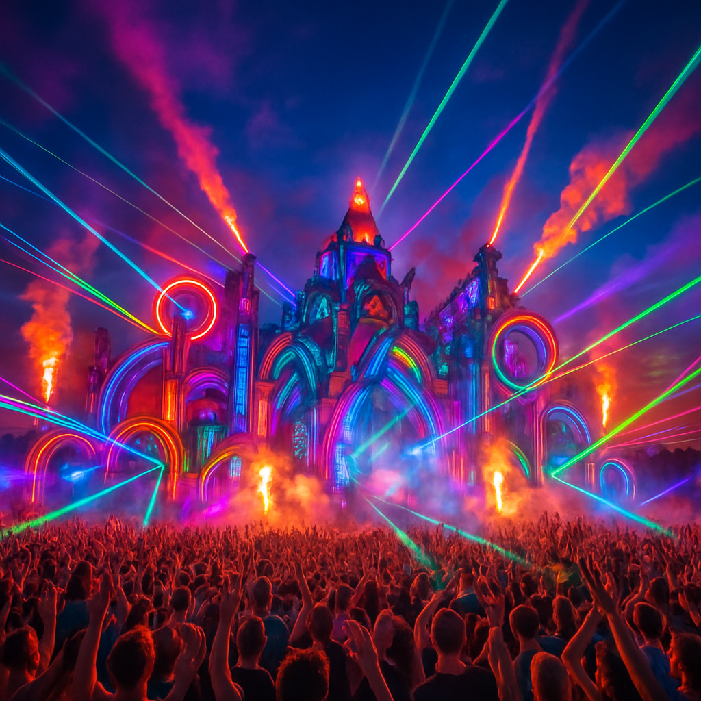 Tomorrowland Music Festival painting diamond kit