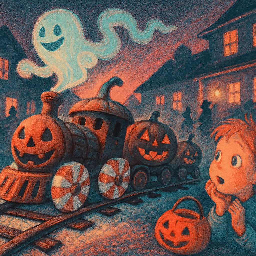 Candy Phantom Train paint by diamond