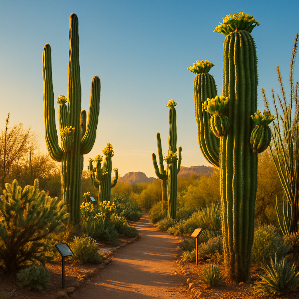 Desert Botanical Garden Saguaro Conservatory diamond painting