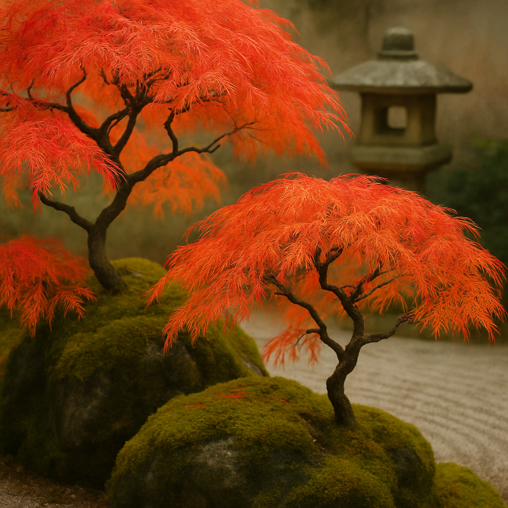 Japanese Maple Acer Palmatum Bonsai Grove diamond painting