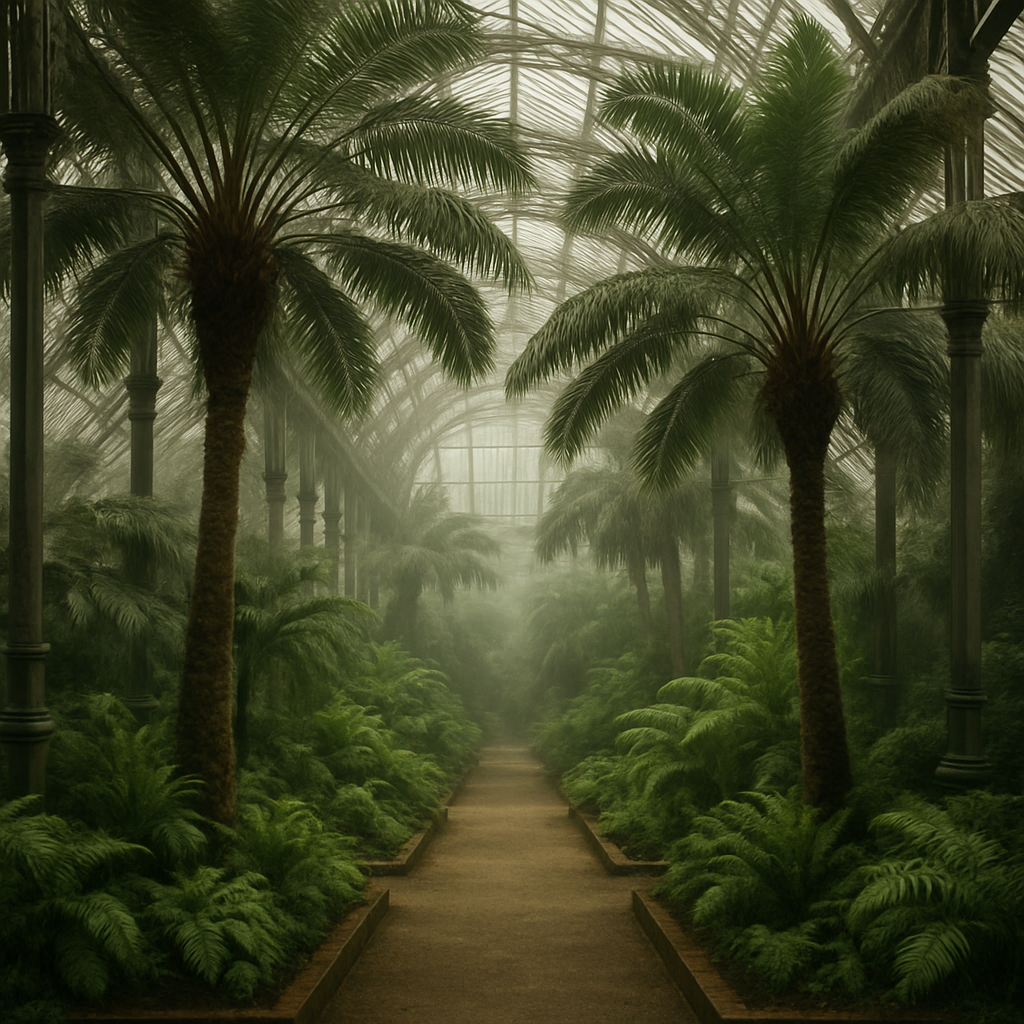 Royal Botanic Gardens Kew Palm House Conservatory Paint by diamonds kits