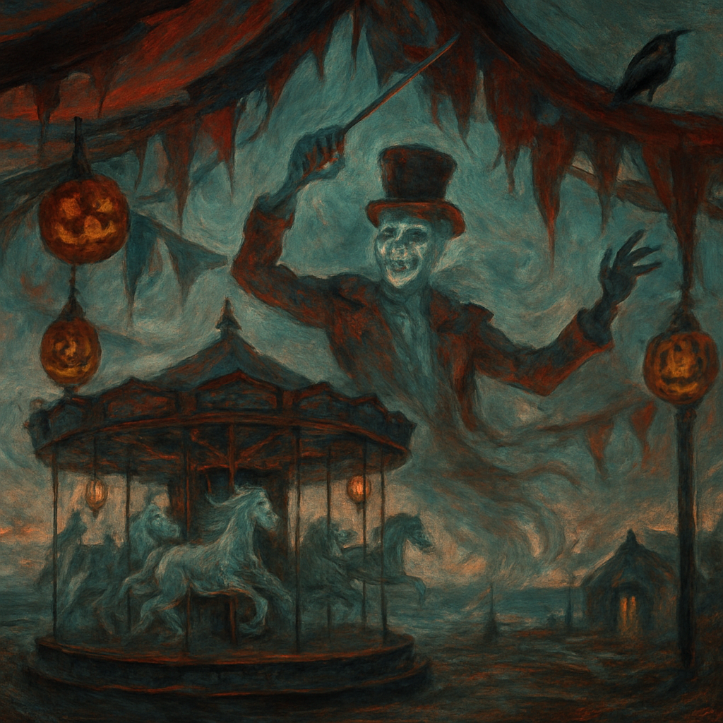 Ghost Carnival Conductor paint by diamond