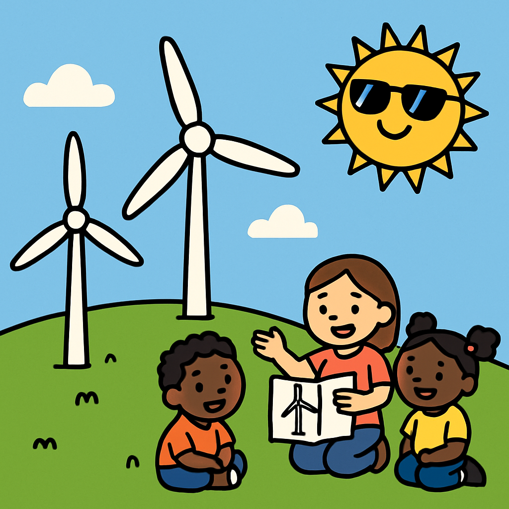 Wind Turbine Science Club diamonded painting kits