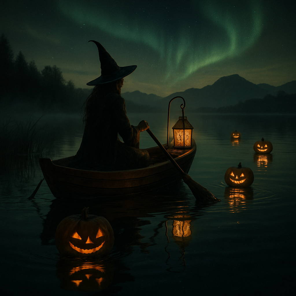 Lantern Witch Voyage paint by diamonds