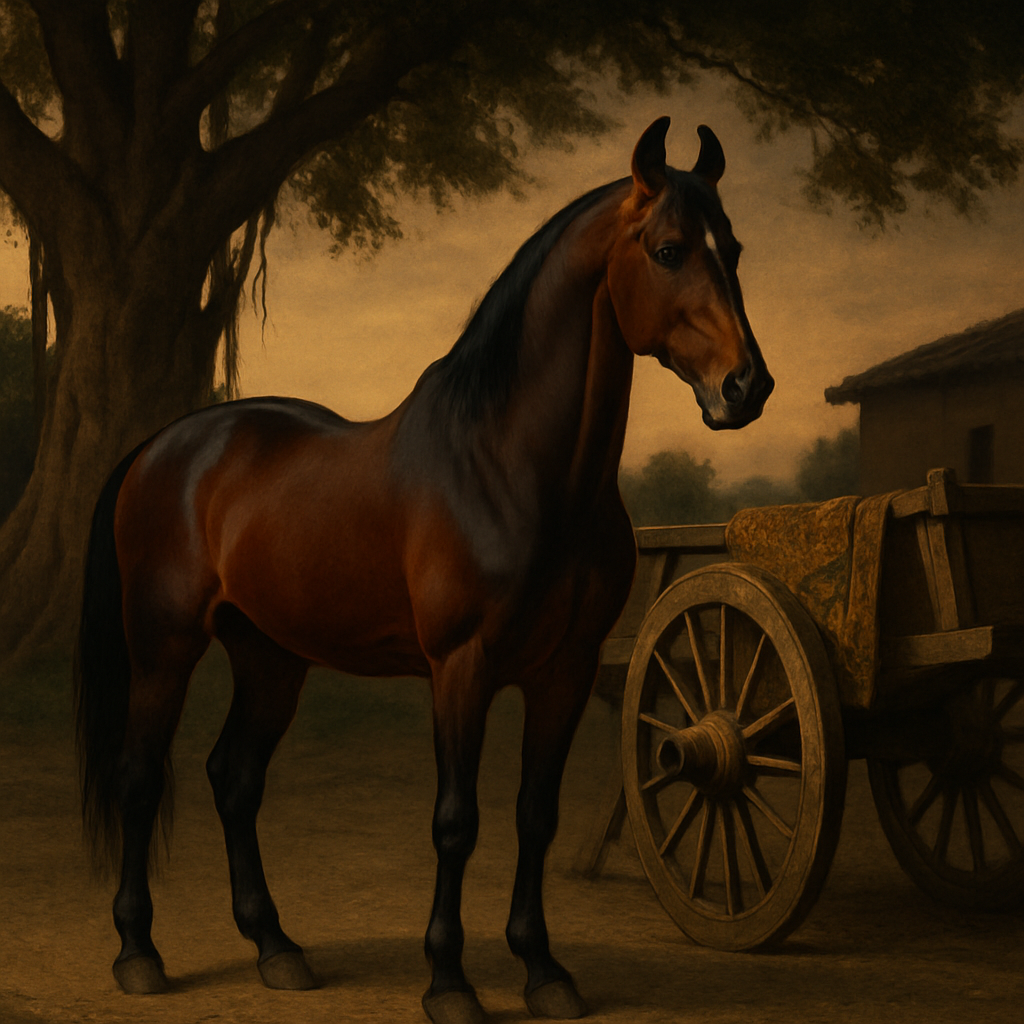 Marwari Working Horse Of India Painting by diamonds kit