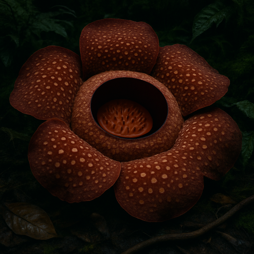 Giant Rafflesia Flower Paint by diamonds art
