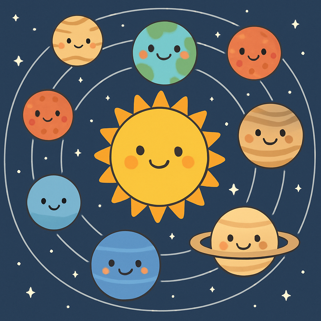 Solar System Storybook paint by diamond