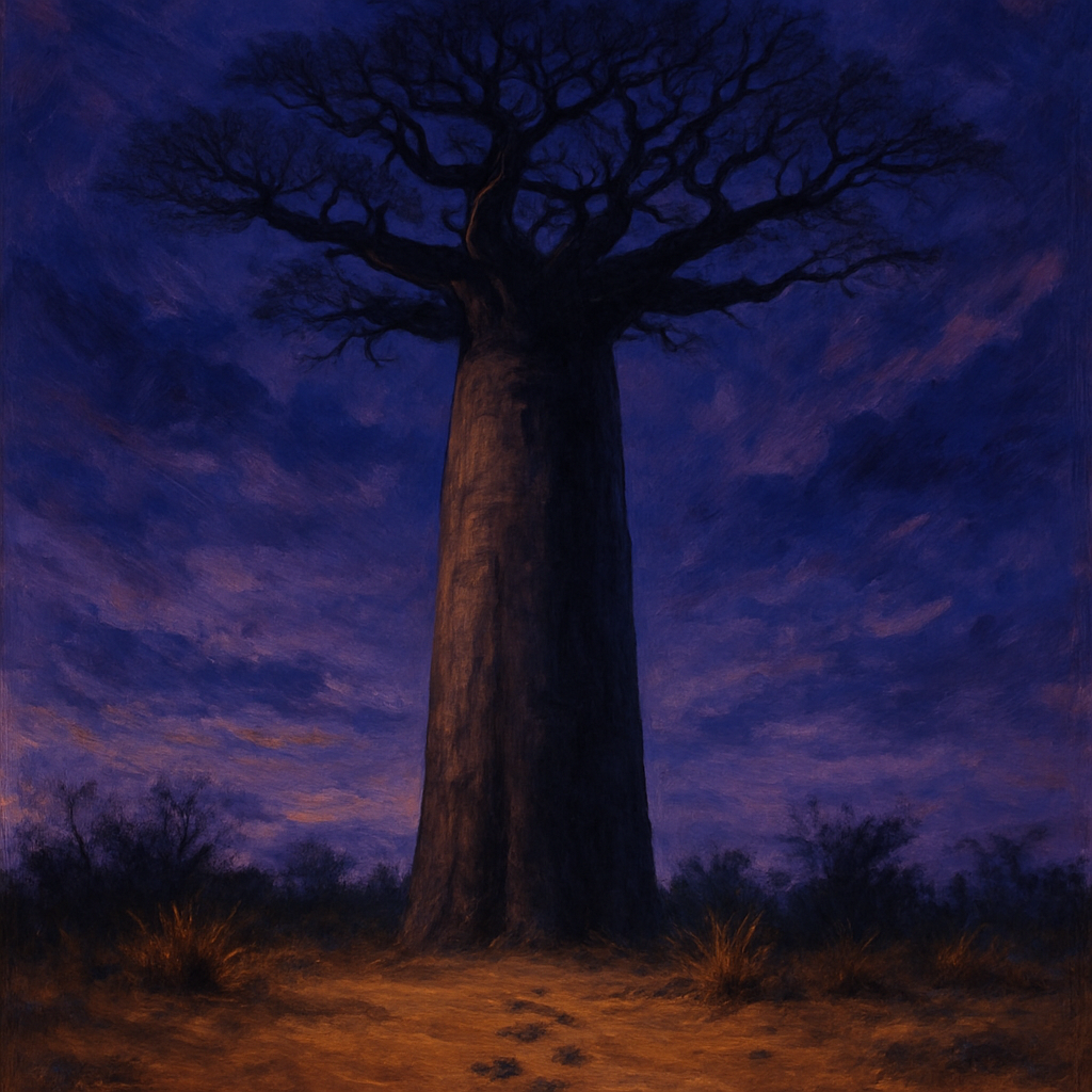 Baobab Of Madagascar Painting by diamonds kit