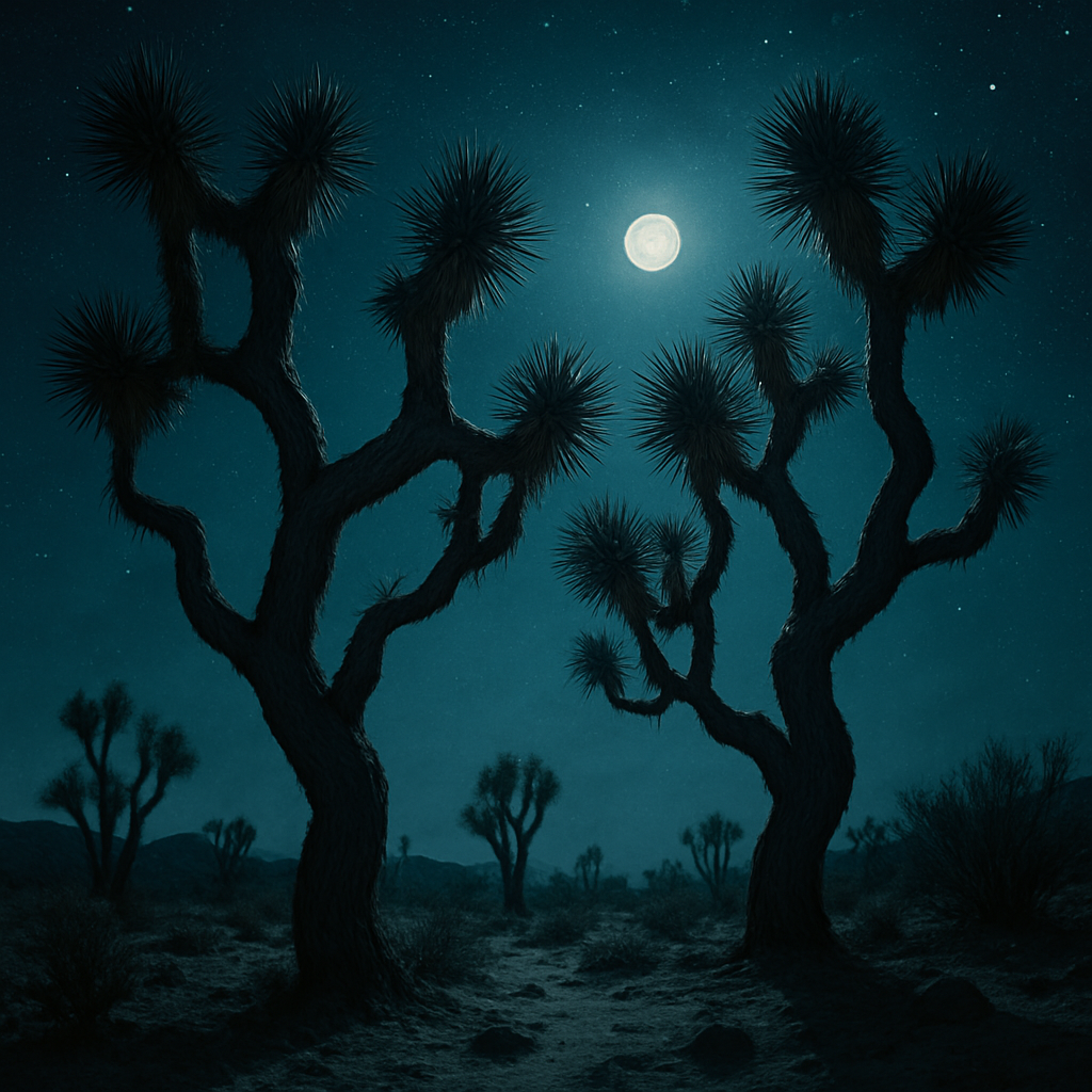 Joshua Tree Landscape Yucca Brevifolia Paint by diamonds kits