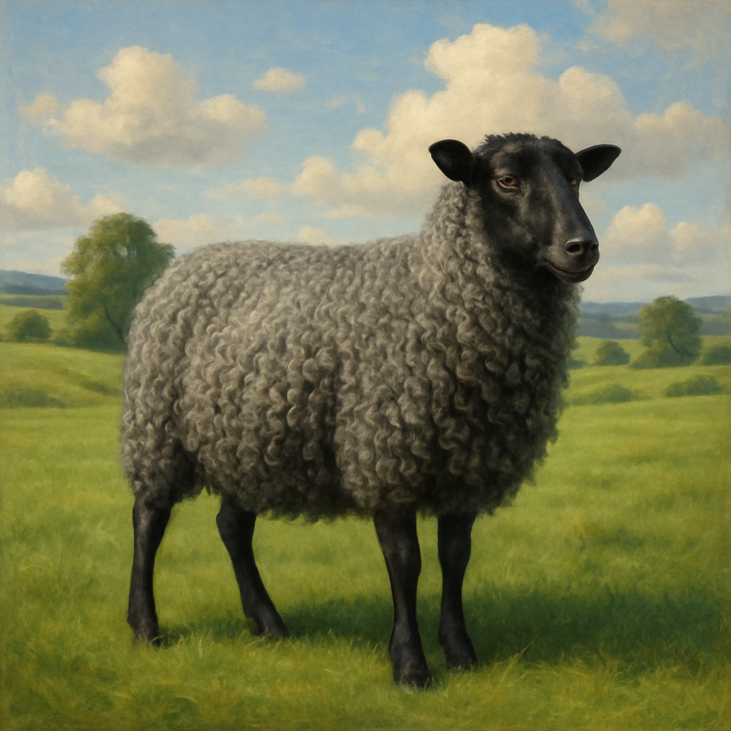 Gotland Sheep Breed paint by diamonds