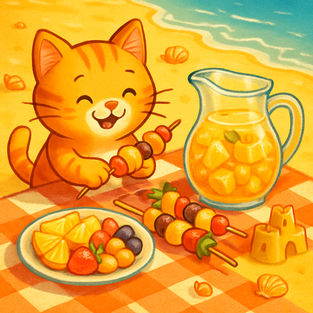 Picnic Paws And Pineapple Punch Paint by diamonds kits
