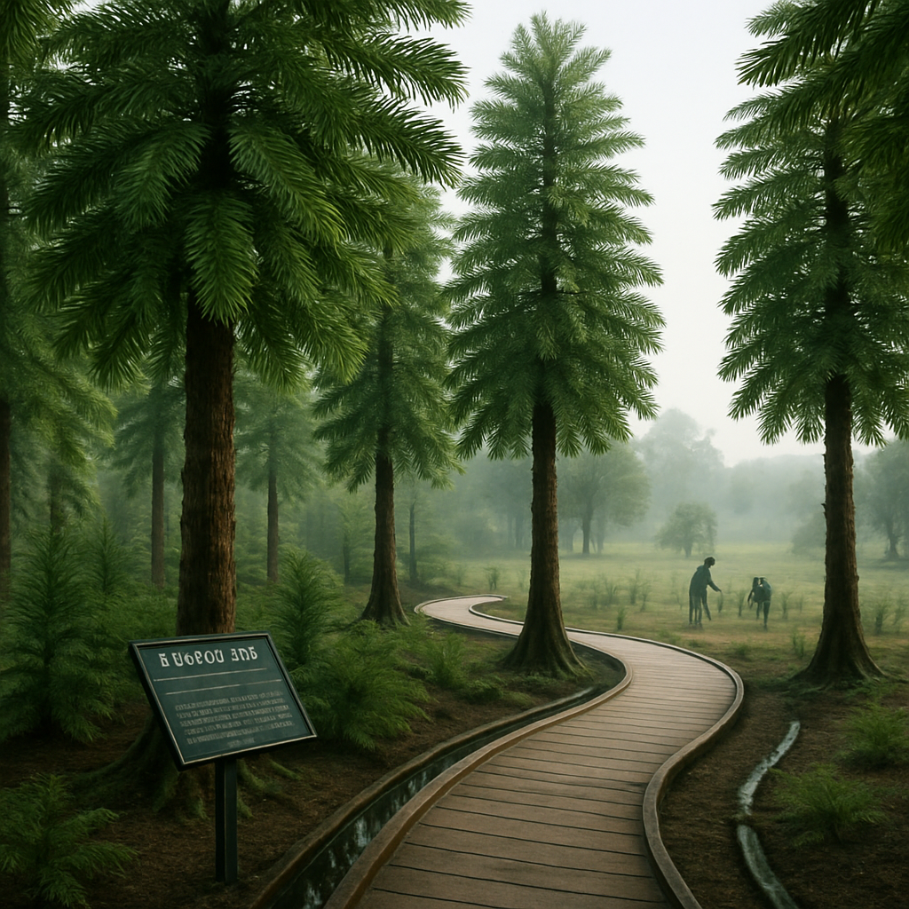 Wollemi Pine At Mount Annan Botanic Garden Paint by diamonds kits