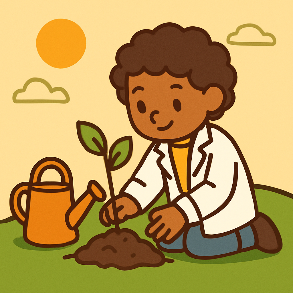 Tree Planting Scientist diamonded painting kits