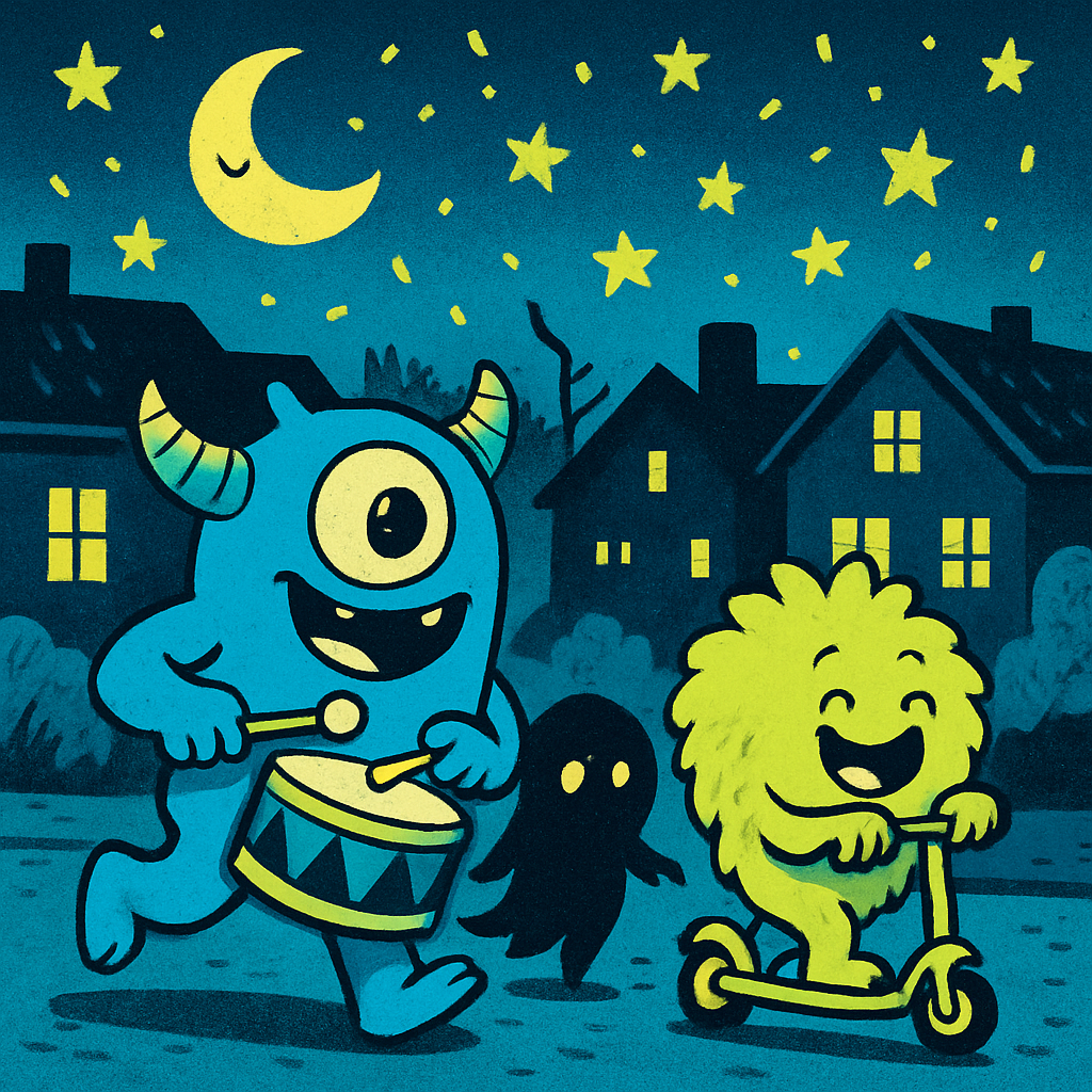 Monster Midnight Parade diamonded painting kits