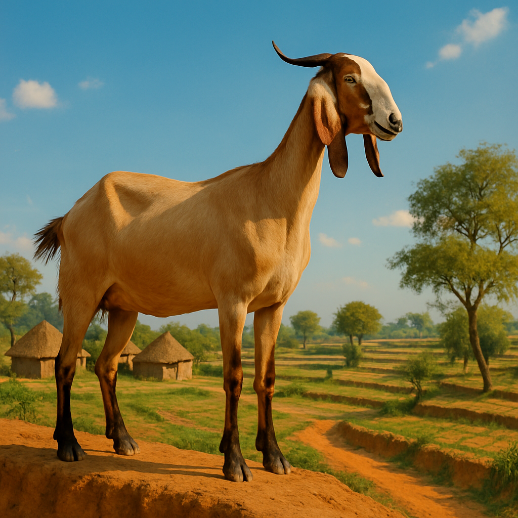 Jamnapari Dairy Goat Paint by diamonds art