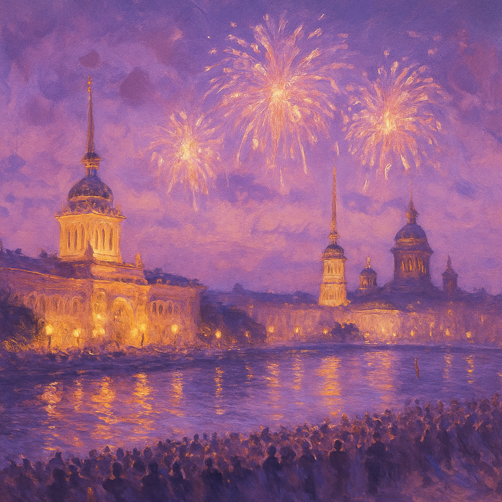 White Nights Festival Of Saint Petersburg painting diamond kit