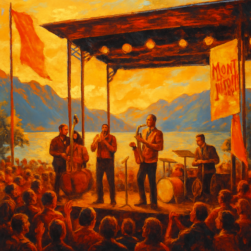 Montreux Jazz Festival In Switzerland Paint by diamonds art