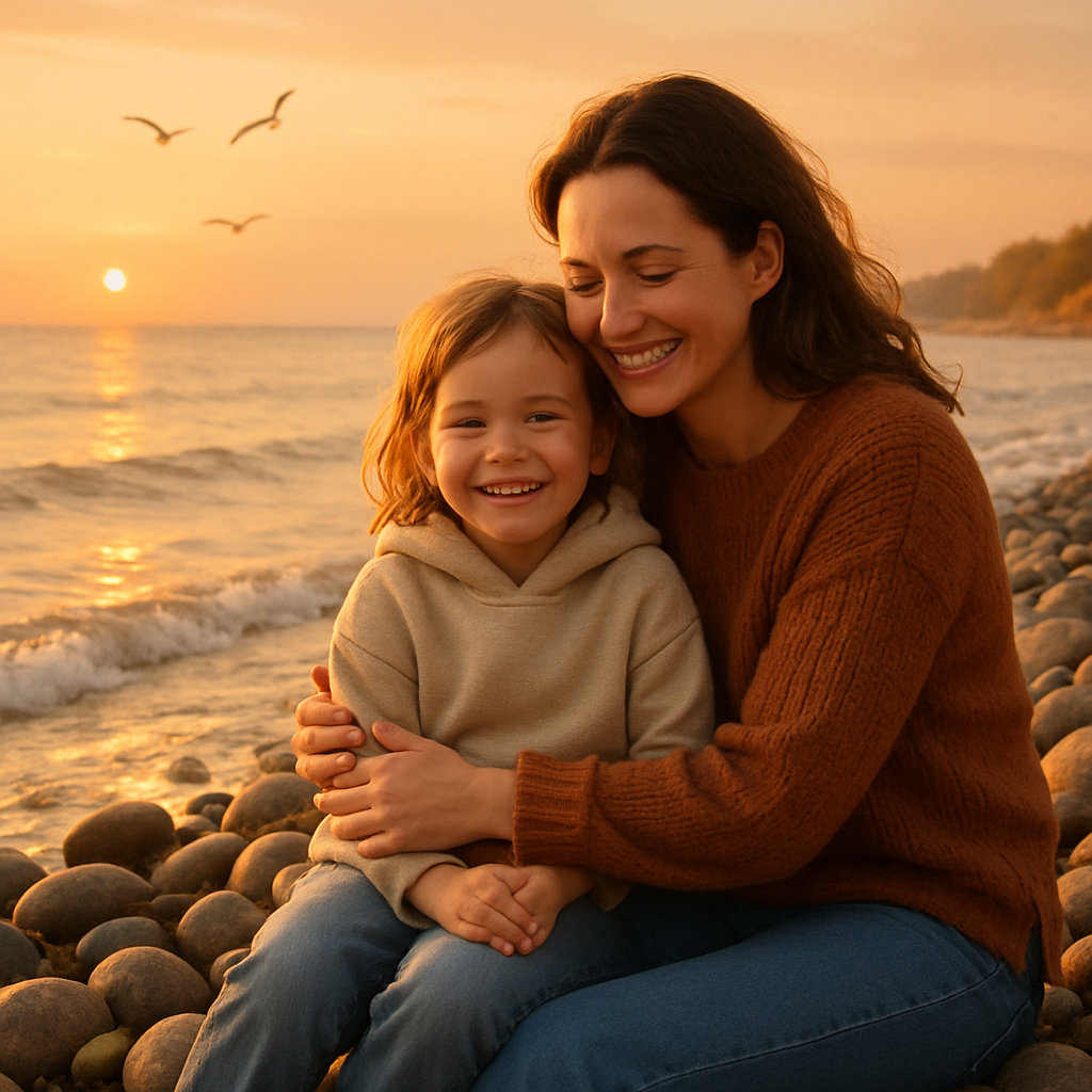 Radiant Connection By The Seaside diamonded painting kits