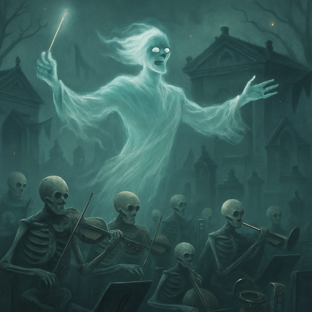 Graveyard Symphony Conductor DIY paint by diamonds