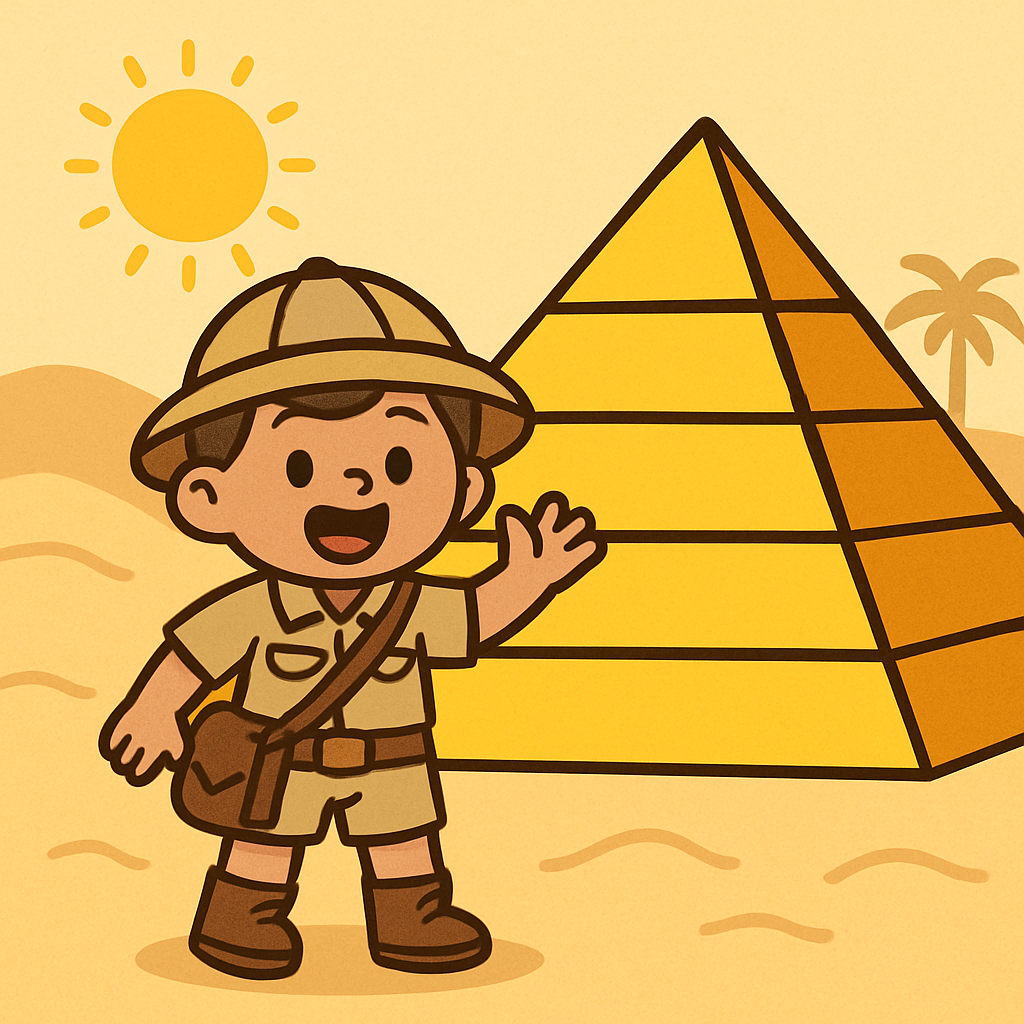 Ancient Egypt Pyramid Quest Painting by diamonds kit