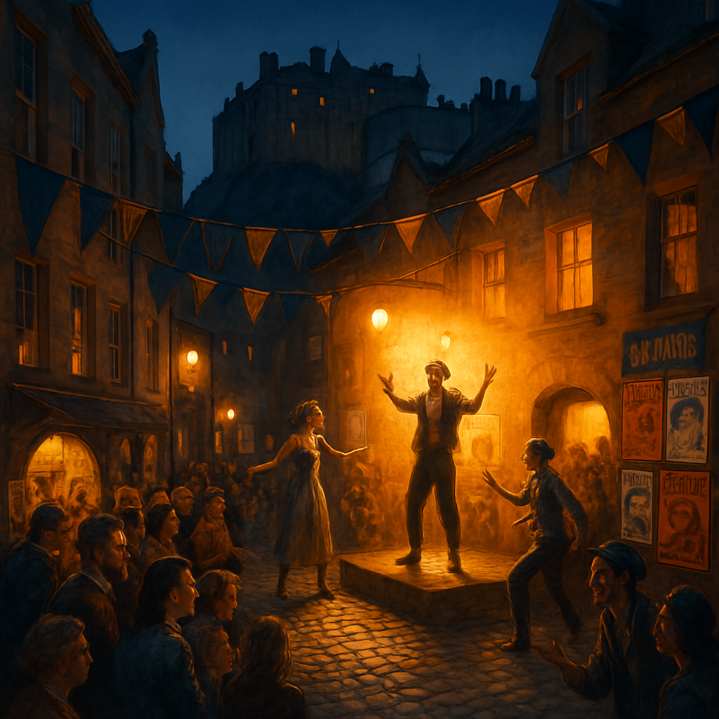 Edinburgh Fringe Performance Festival paint by color