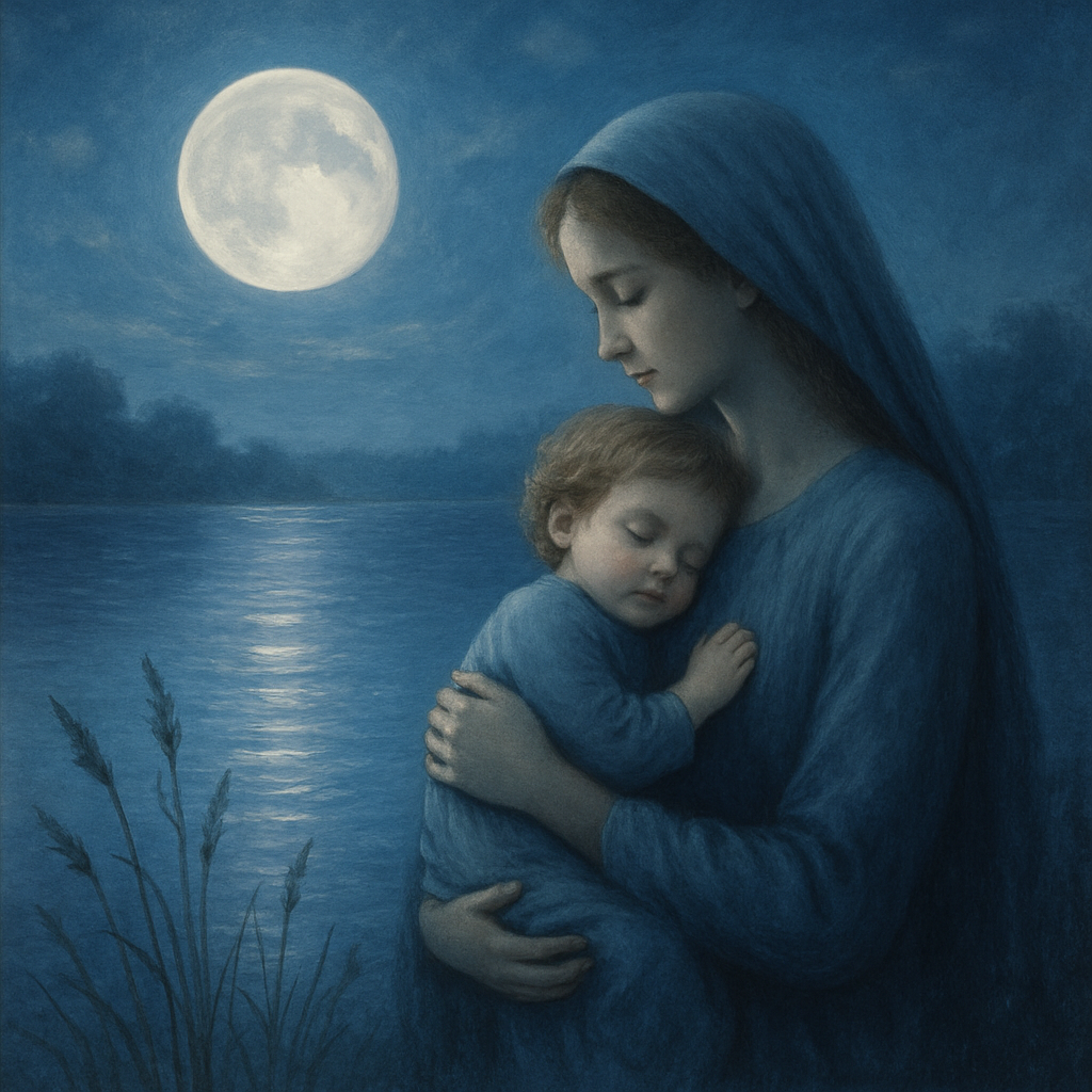 Moonbeam Reflections At The Lakeshore paint by diamond