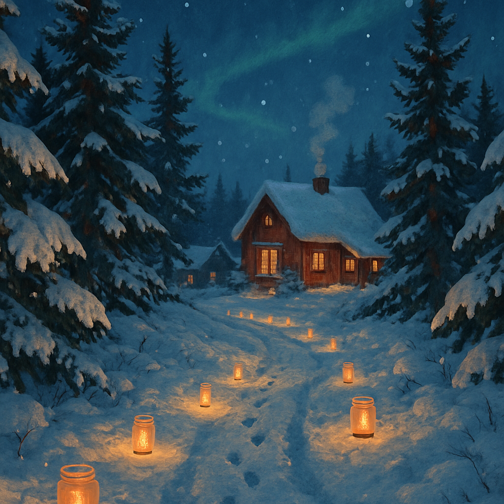 Christmas Candlelight Snowpath paint by diamonds