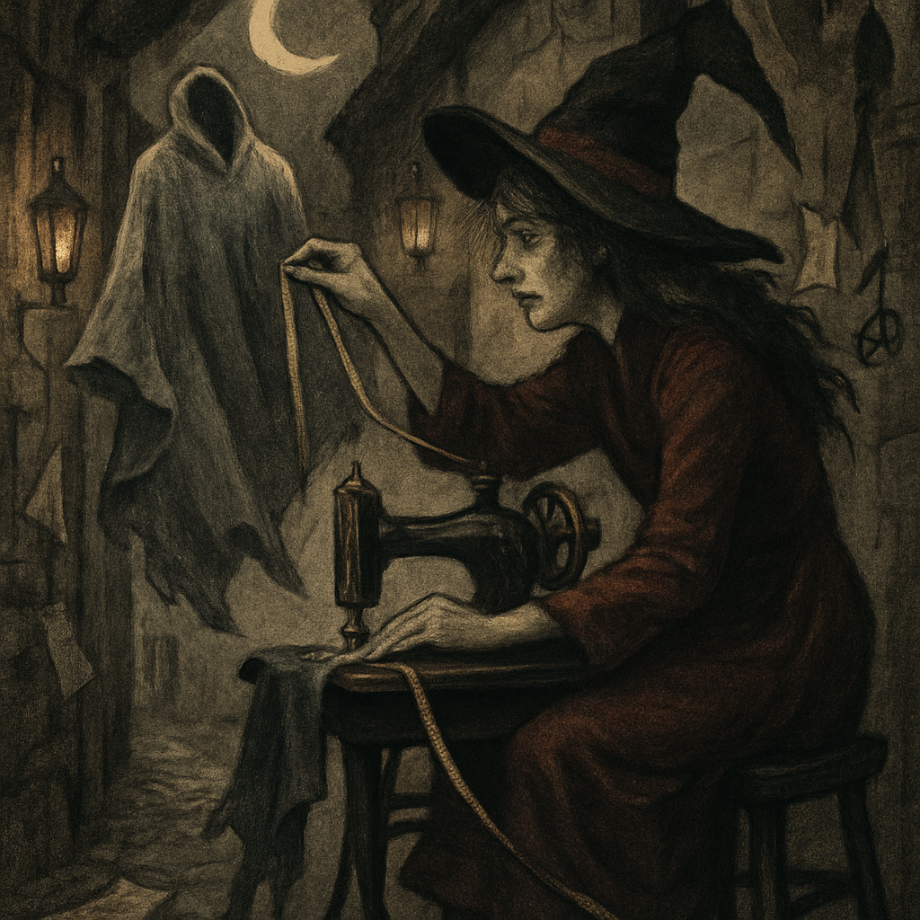Witch Tailor Of The Moonlit Alley paint by diamonds
