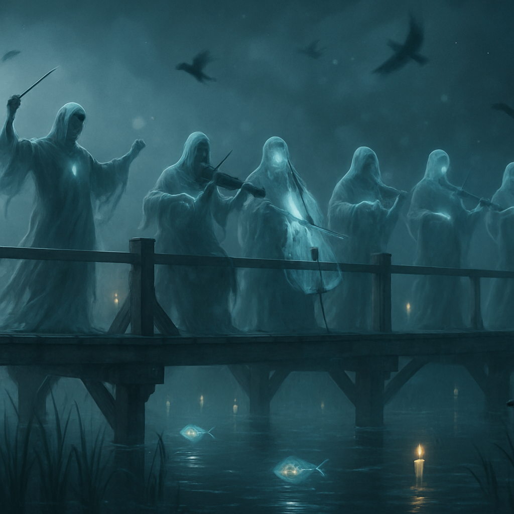 Ghost Orchestra At Hollow Bridge diamond painting