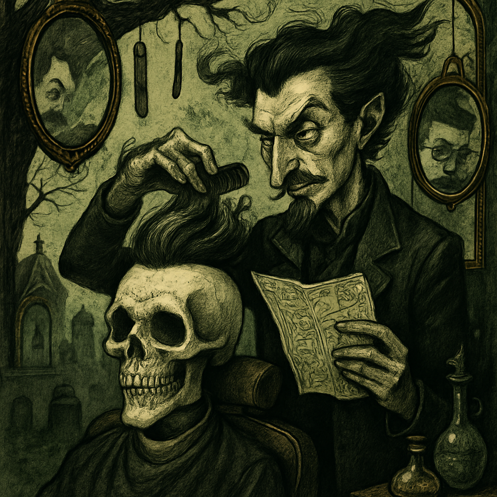 Sorcerer Barber Of The Forgetful Cemetery DIY paint by diamonds